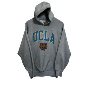 Steve &‎ Barrys UCLA Bruins Grey Hoodie Sweatshirt Mens Medium Collegiate